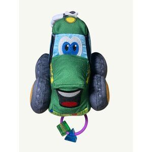 John Deere Tomy Soft Plush Tractor Baby Toy With Teething Ring